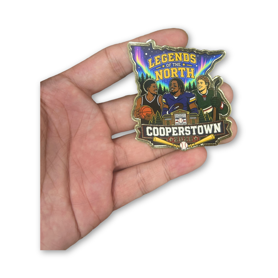 Antelope Valley Coyotes pin, 2 inch