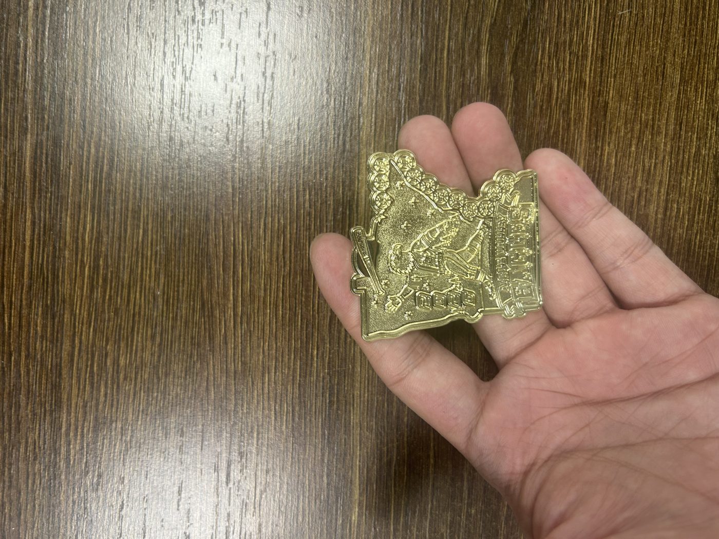 2.0 inch custom baseball trading pin, finished pin, for an Antelope Valley, CA team — The Pin Creator