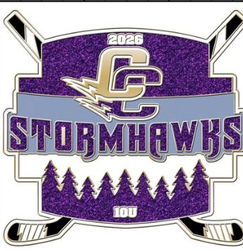 Custom hockey trading pin, final artwork, for a Chaska, MN team — The Pin Creator