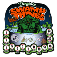 the swamp things trading pin for cooperstown