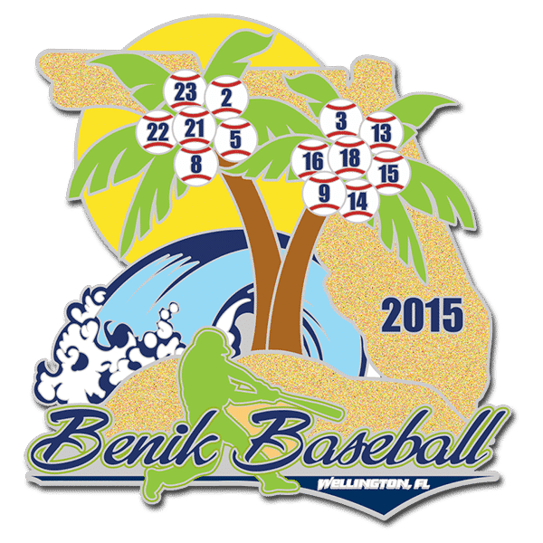 Baseball Trading Pins from The Pin Creator