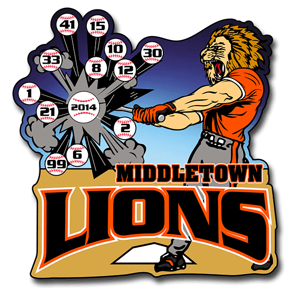 Baseball Trading Pins from The Pin Creator