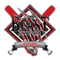 Custom world series pin from The Pin Creator