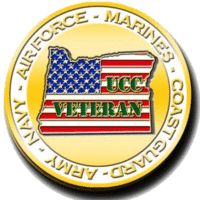 Army, Navy, Airforce, Marines, Coast Guard gold metal coin