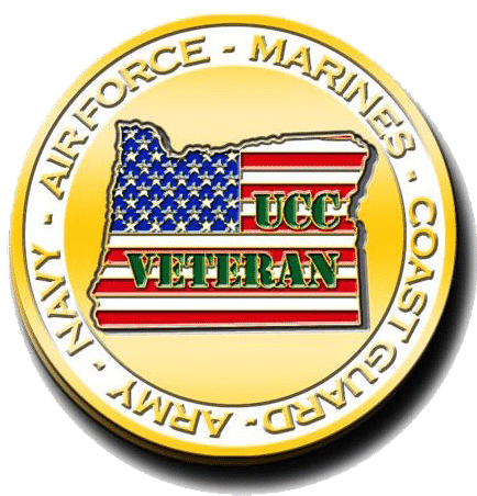 Army, Navy, Airforce, Marines, Coast Guard gold metal coin