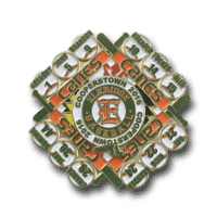 Cooperstown trading pin, with added spinner, boosts trading power