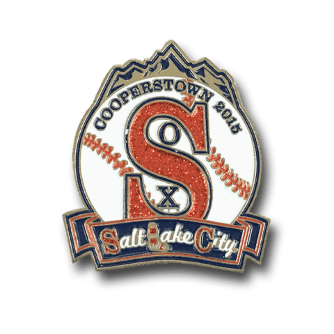 Cooperstown baseball pins, custom trading pins, sports pins