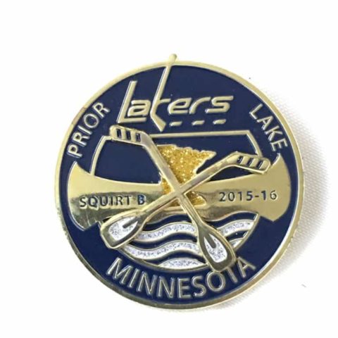 Custom hockey team pins, sports pins