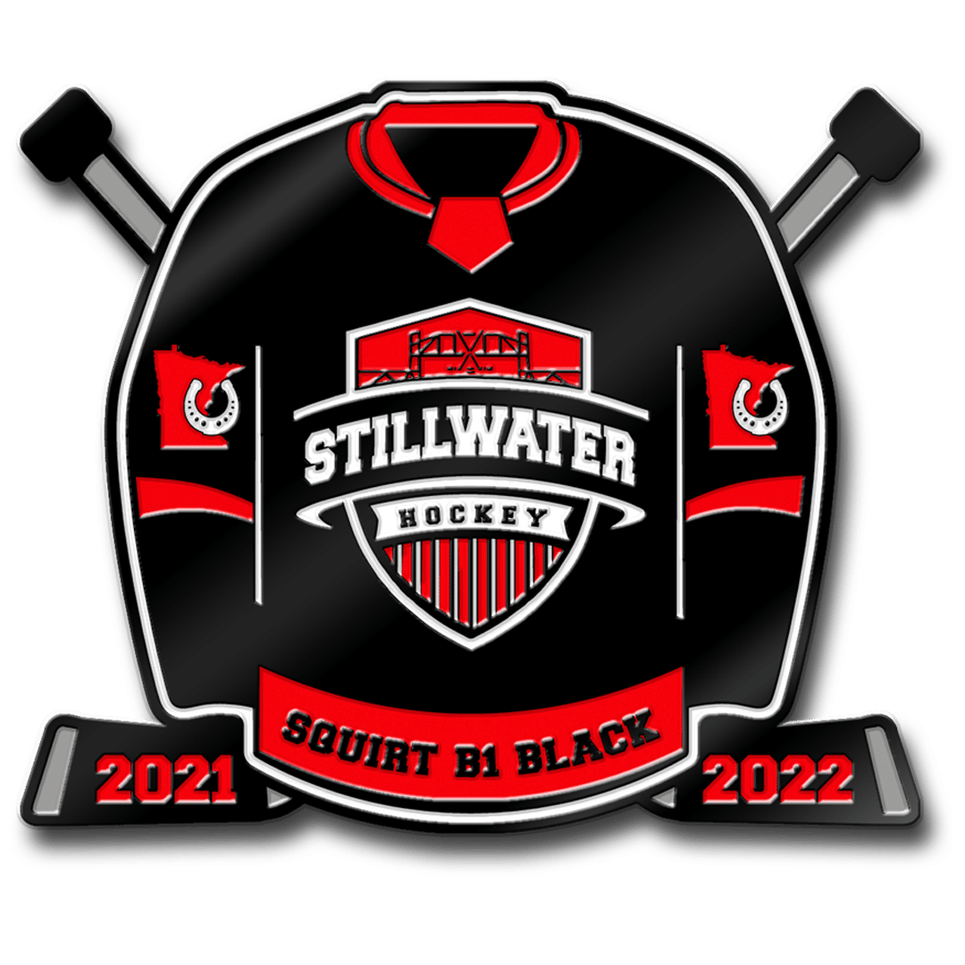 Stillwater hockey pin, custom lapel pin