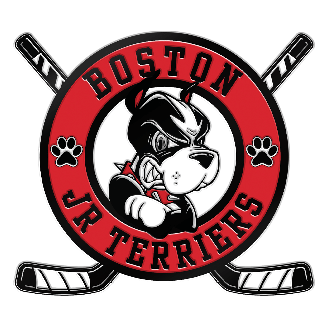 Boston junior terriers, custom hockey pin, custom lapel pin, trading pin