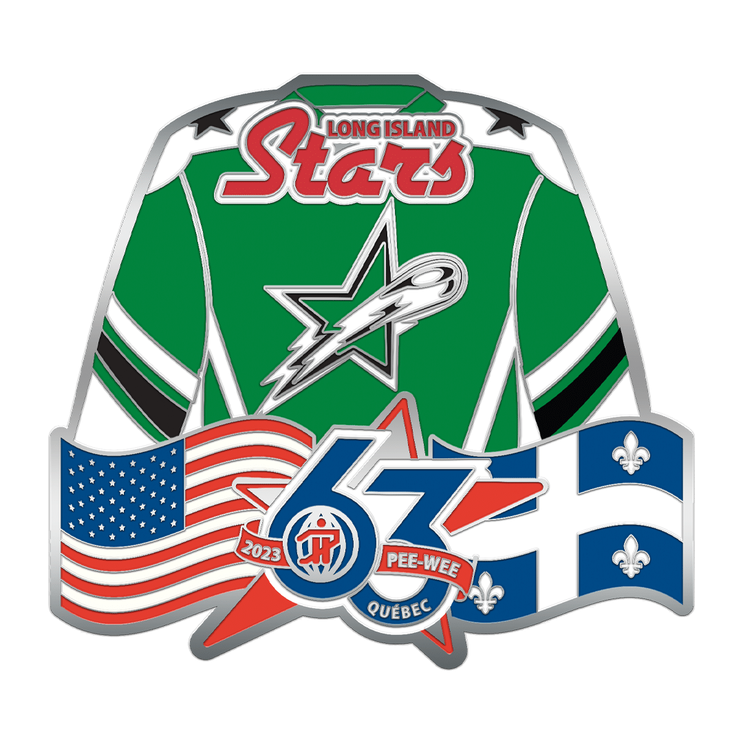 Long Island, peewee hockey, trading pin