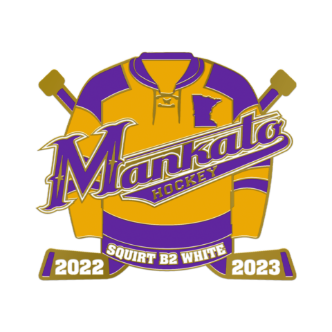 Mankato squirt, custom hockey pin