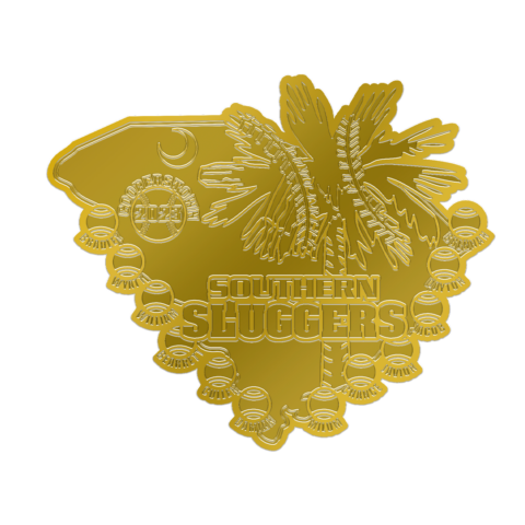 Southern sluggers, special gold, baseball pin, custom trading pin,