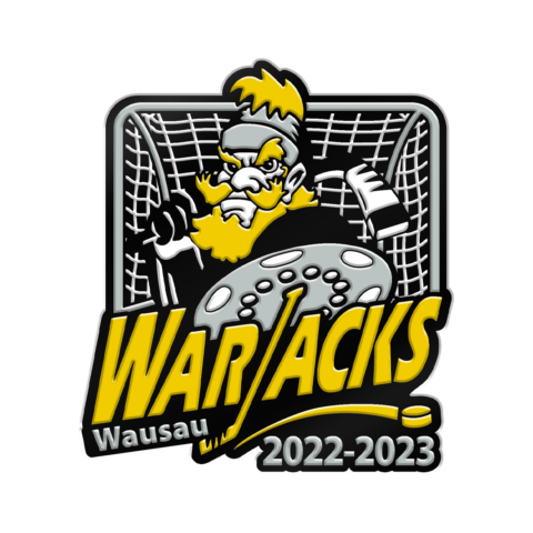 Custom hockey pin, warjacks trading pins