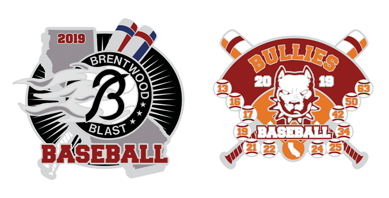 brentwood blast baseball pins