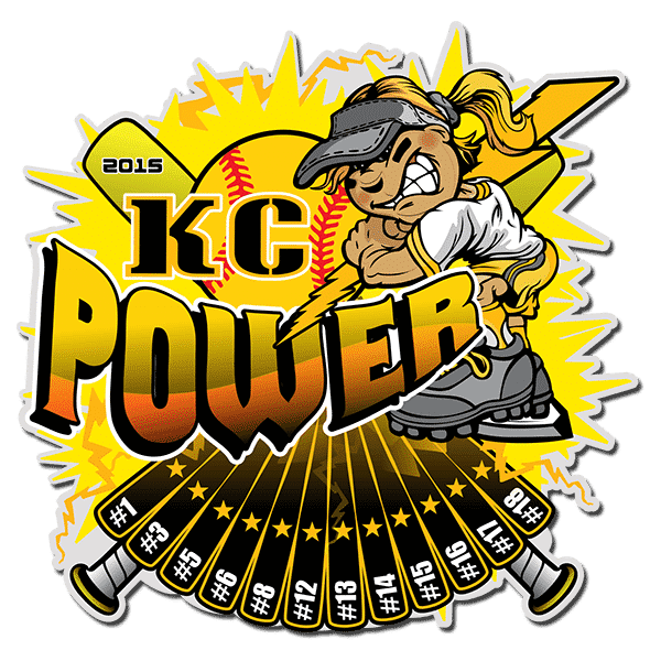 2015 kc power softball league team logo