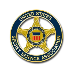 Custom circular enamel trading pin featuring a gold star, US shield, and blue border—ideal for Cooperstown baseball collectors.